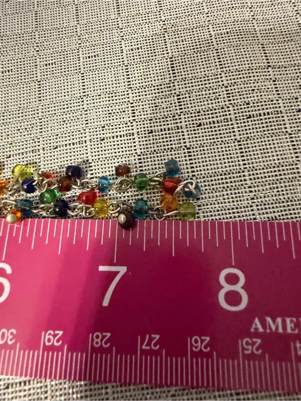 Multicolor Glass Bead Cluster Necklace - Women Jewelry